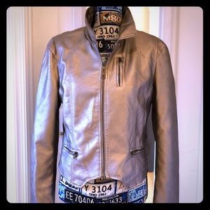 DOLLHOUSE GOLD LEATHER JACKET